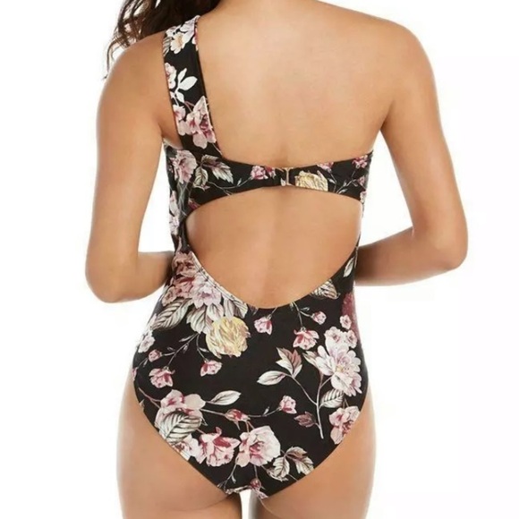 Rachel Rachel Roy Floral One Shoulder One Piece - Picture 3 of 5